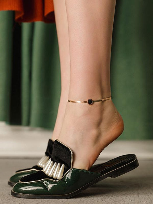 Fashionable Rose Gold Anklet