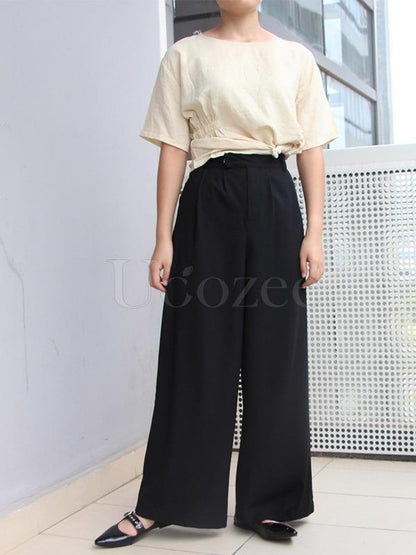 Loose Wide-leg Pants