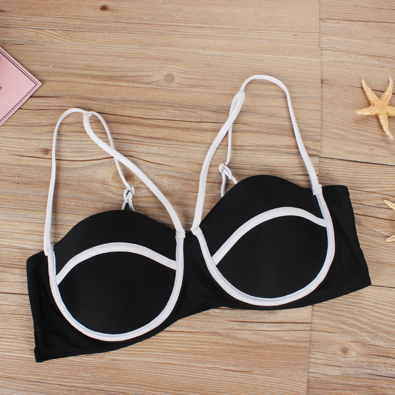 Feipo big plus fat high waist Bikini Swimsuit