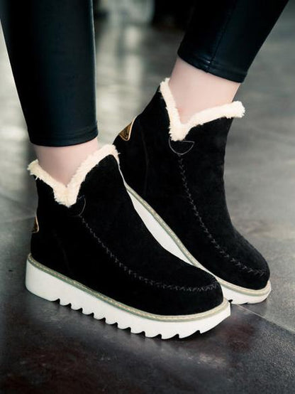 Solid Color Warm Winter&Snow Boots