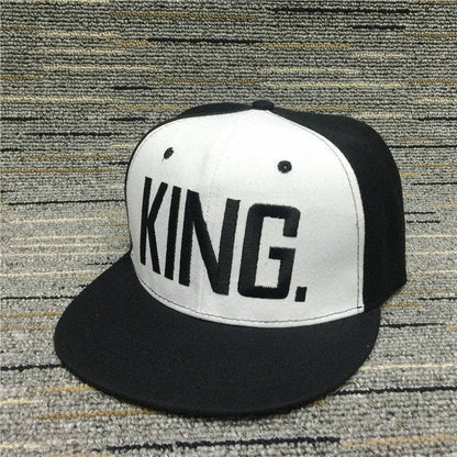 Fashion KING QUEEN Couple Cap Three Colors to Choose