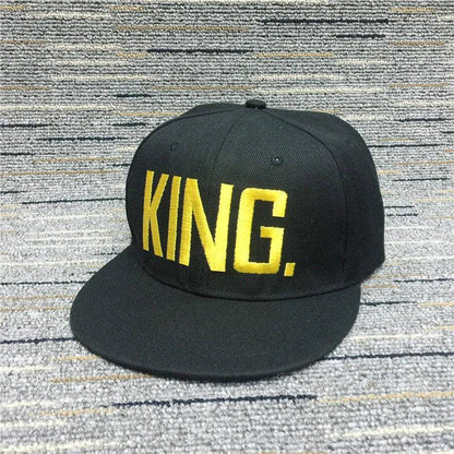 Fashion KING QUEEN Couple Cap Three Colors to Choose