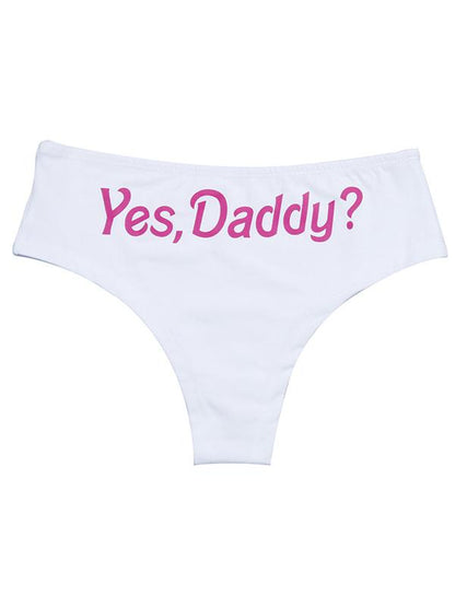 Letter Print Briefs Underwear