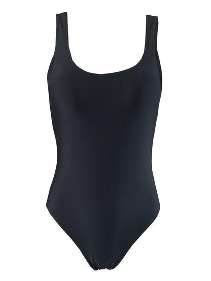 Gradient Backless One-piece Swimwear