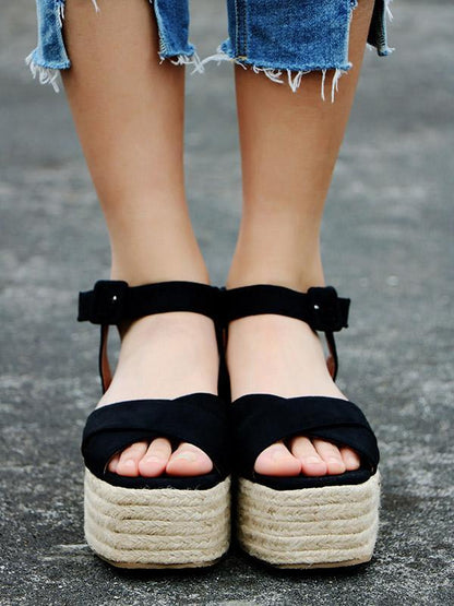 Ankle Strap Platform Sandals
