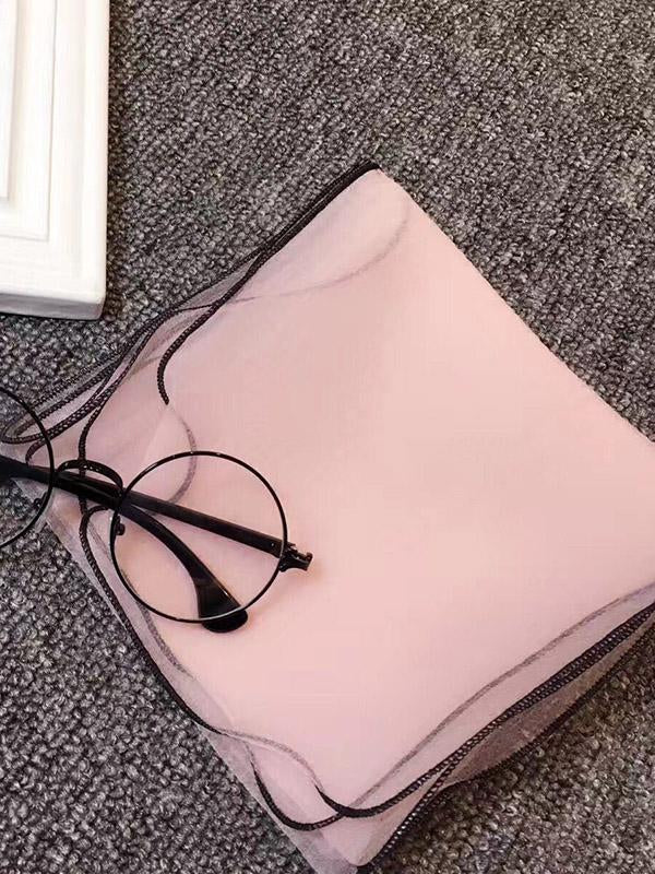 Casual Transparent Luxury Scarf, Five Colors