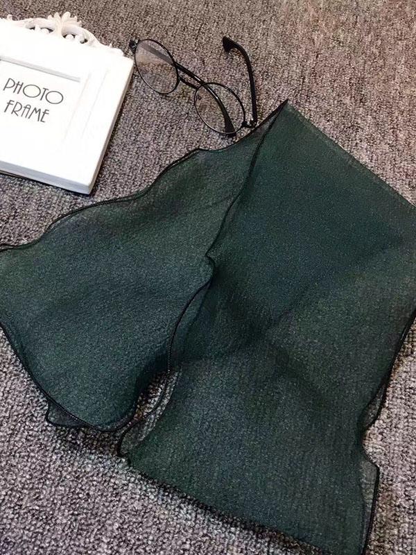 Casual Transparent Luxury Scarf, Five Colors