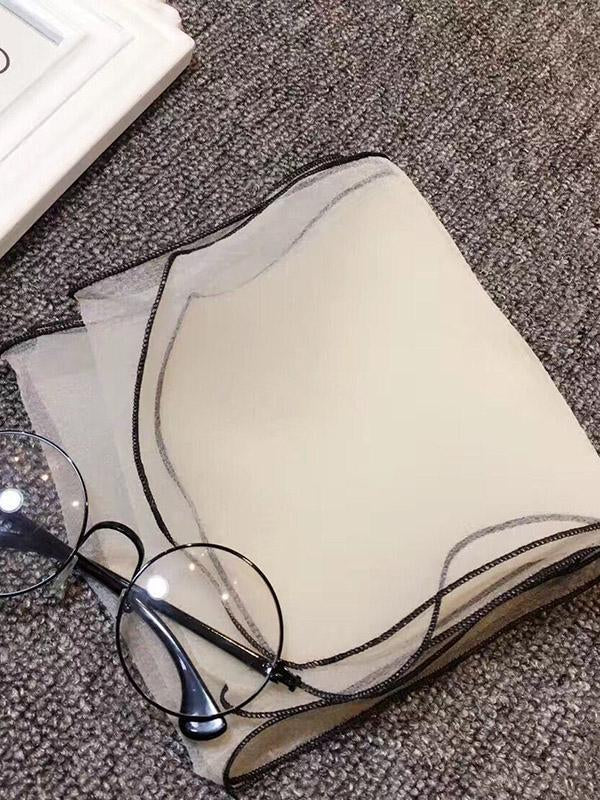 Casual Transparent Luxury Scarf, Five Colors