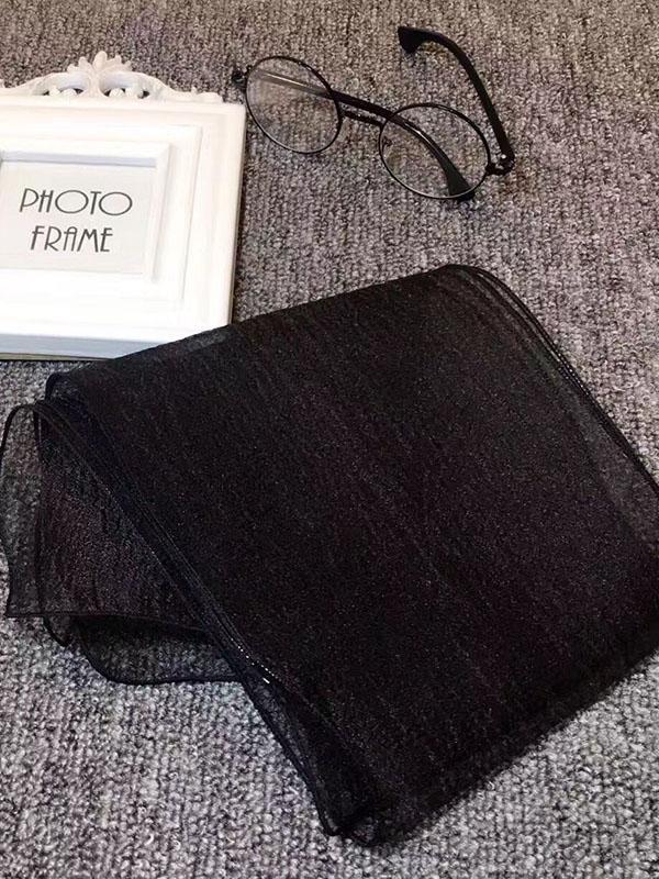 Casual Transparent Luxury Scarf, Five Colors