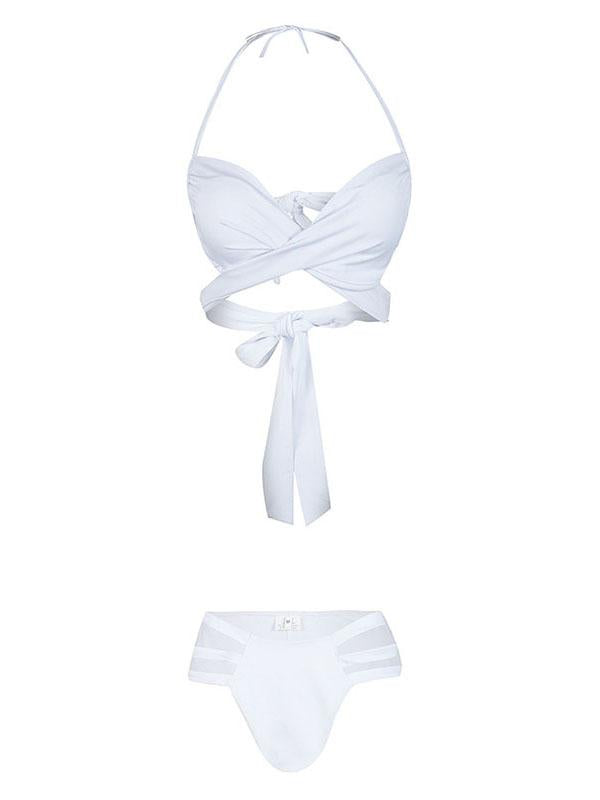 Sexy Bandage Split Type Bikini Swimsuit