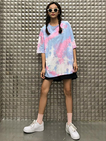 Casual Fashion Tie-Dye T-shirt