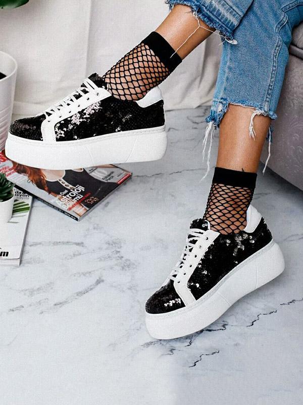 Multi-Colored Platform Shoes