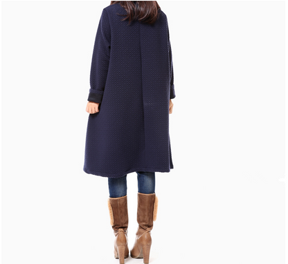Women Long Sleeve Loose Fitting Winter Dress