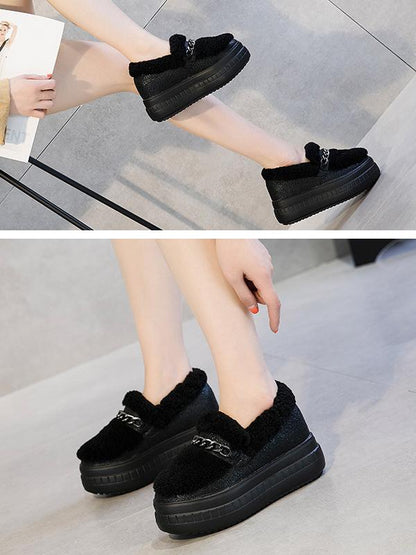 High Leather Warm Shoes  Sport Style