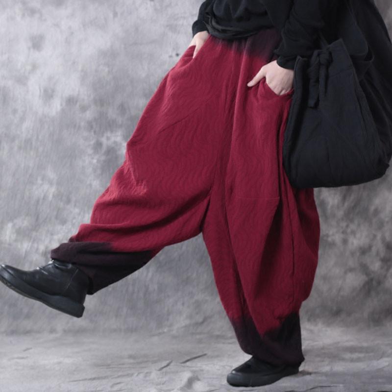 Casual Linen Loose Gradient Pants