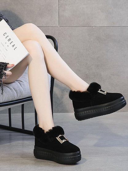 Winter Thick-Soled Trendy Furry Shoes
