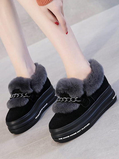 Artificial Fur Hight Warm Snow Boots