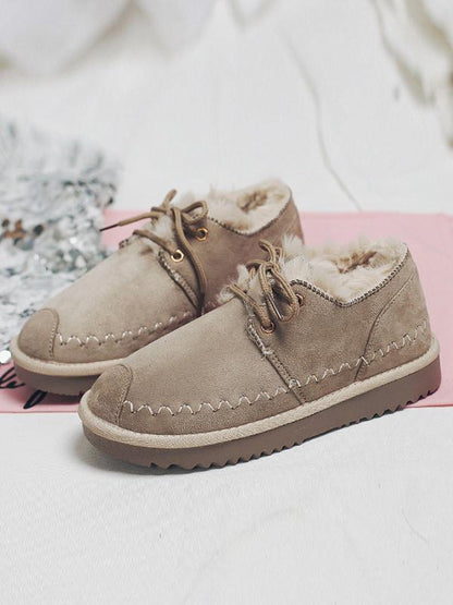 Casual Trendy Winter Flat Snow Boots