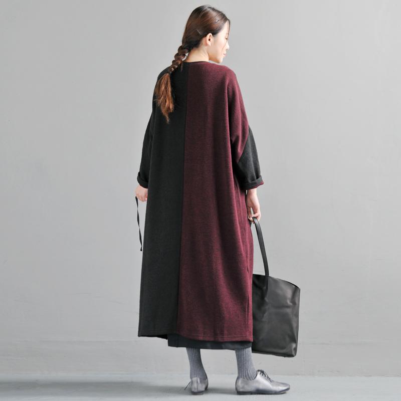 V Neck Long Sleeve Women Winter Lacing Coat