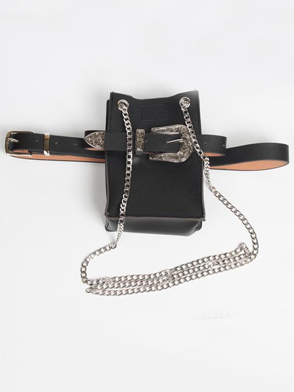 Snake Pattern Strap Change Purse