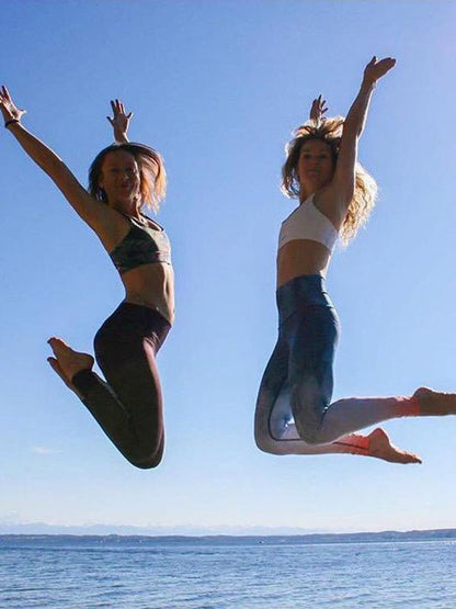 Printed Ocean Pattern Fashion Yoga Leggings