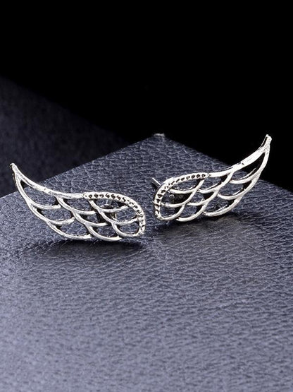 8pcs Vintage Silver Earrings Accessories