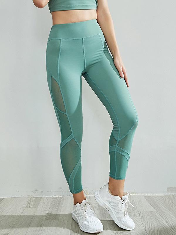 Fashion Quick Dry Split-Joint Yoga Bottoms