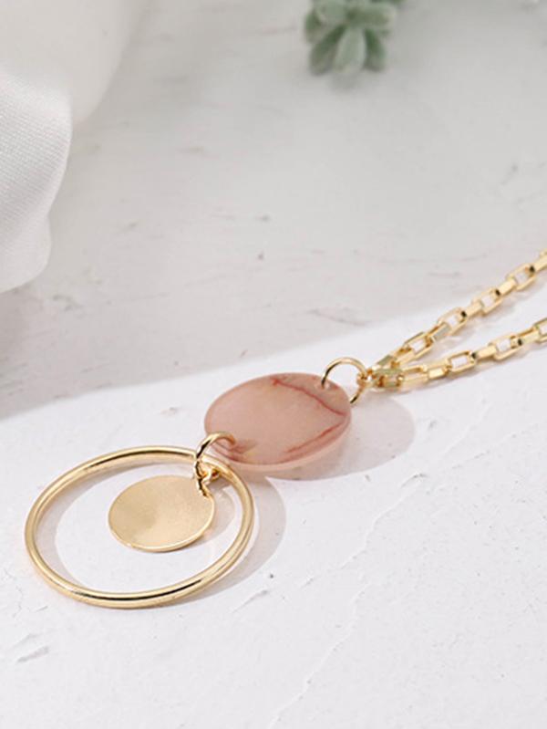 Simple Rings Necklace