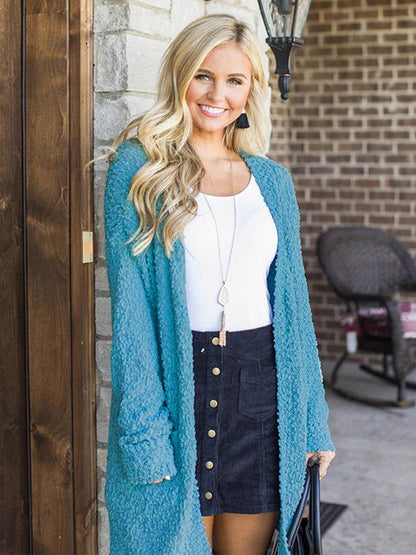 4 Colors Knitting Cardigan Tops