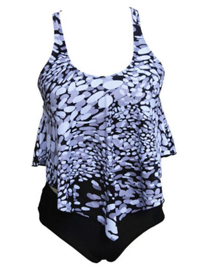Printed Plus Size Tankinis Swimwear