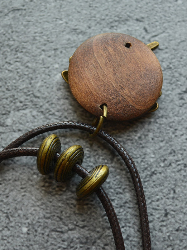 Vintage Wooden Beaded Animal Shape Necklaces Accessories