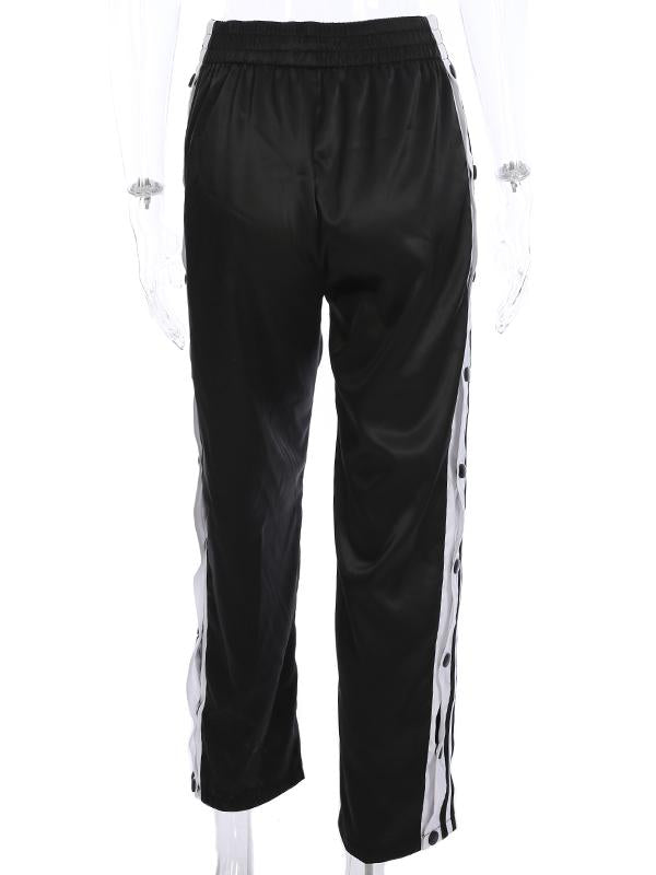 Street Casual Hip-Hop Split-Side Athletic Pants