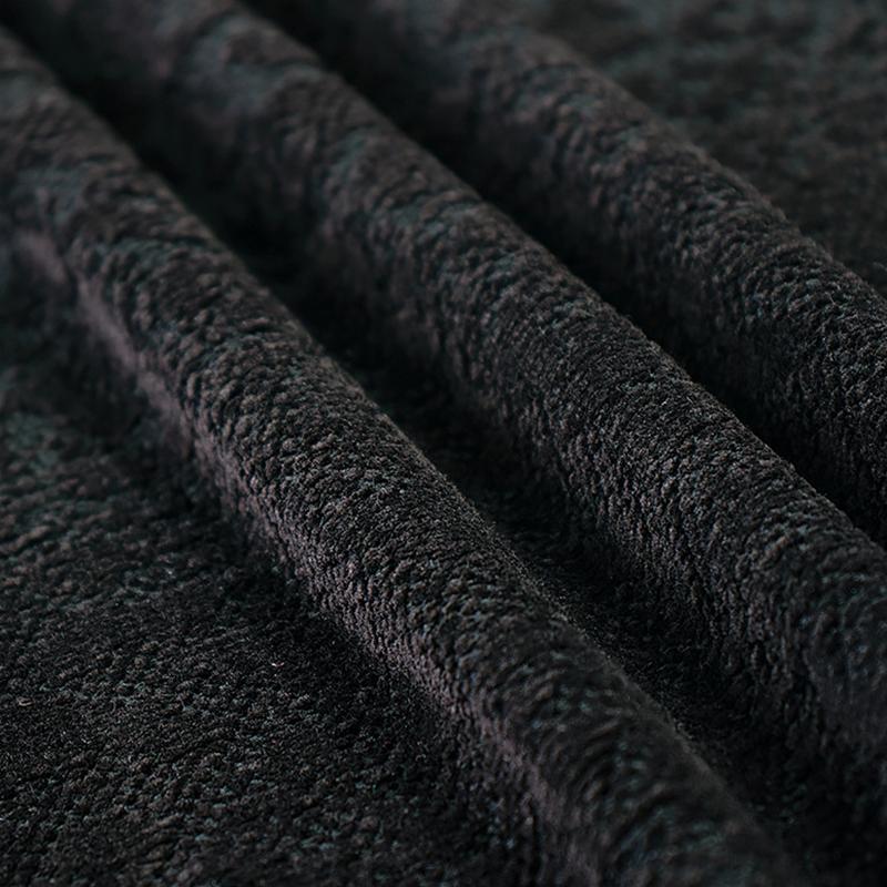 Buykud Retro Cocoon Shape Solid Color Loose Dress