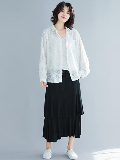 New Loose Falbala  Skirt