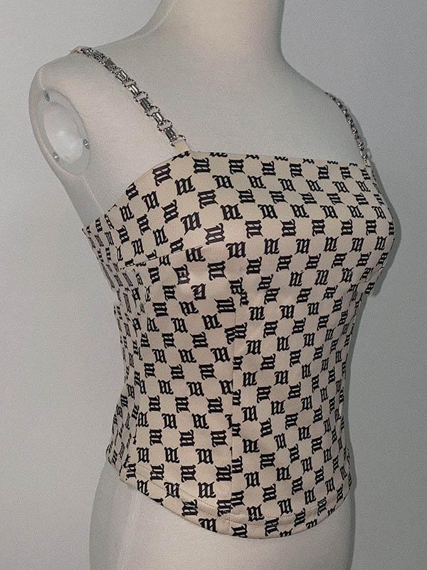 Sexy Printed Spaghetti-Neck Tanks