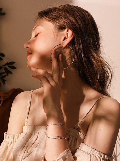 Simple 925 Ear-ring Earrings