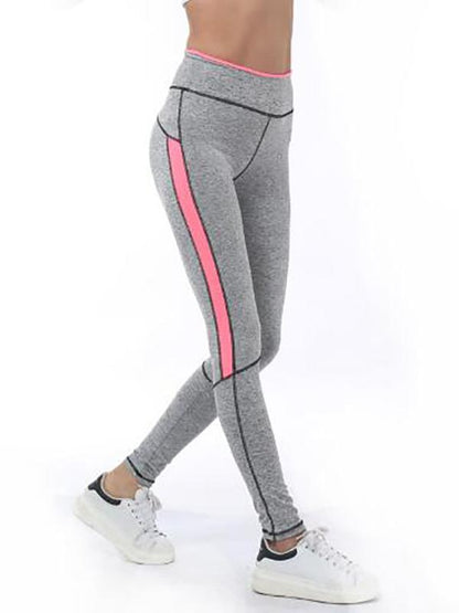 High Waist Paneled Yoga Leggings