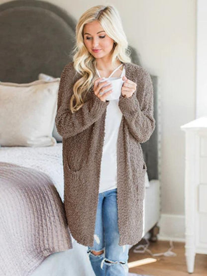 4 Colors Knitting Cardigan Tops