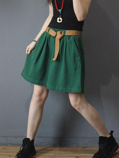 Casual Comfortable Elastic Waist Short