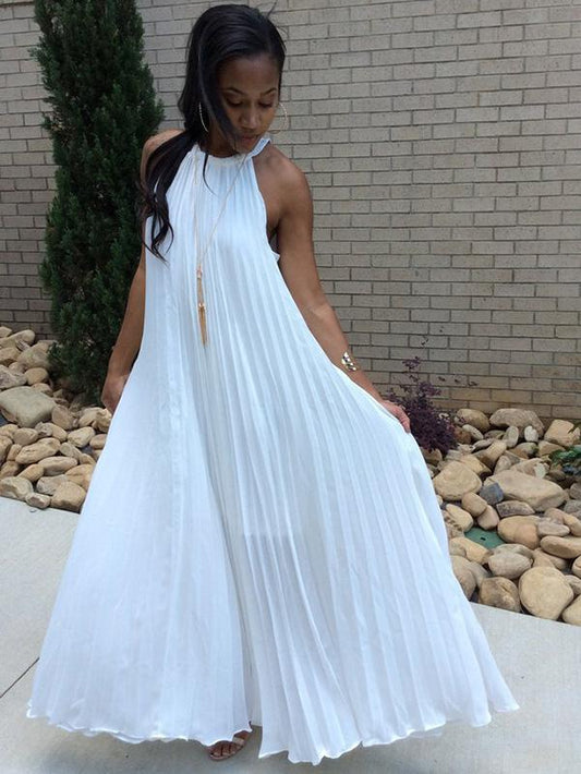 Pleated Maxi Dresses