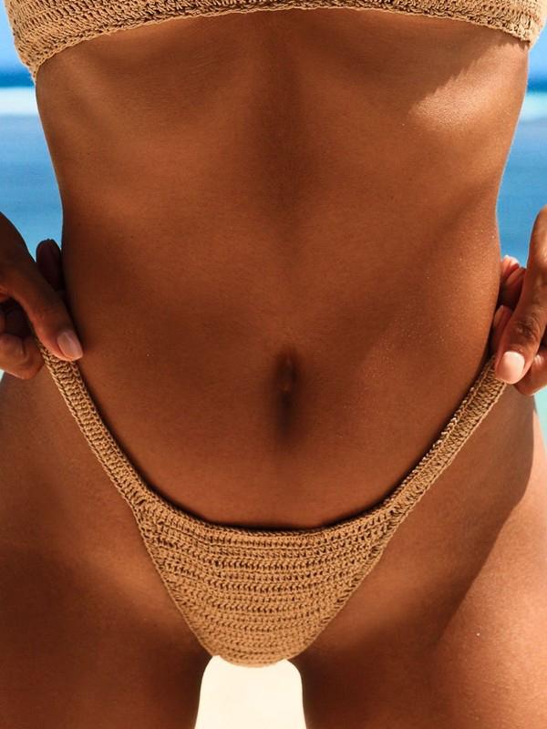 Solid Color Crochet Triangles Briefs