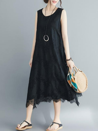 Lace Sleeveless Dress