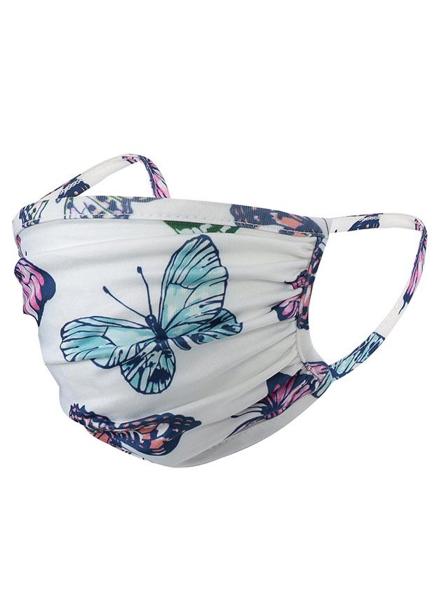 Fashion Butterfly Printed Face Shield Mask
