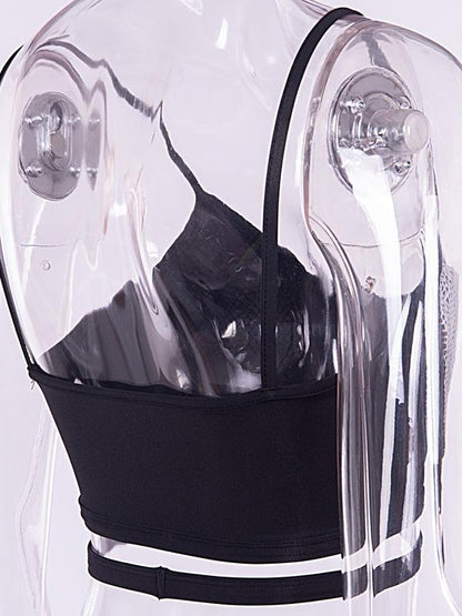 New Mesh Straps Sports Bra