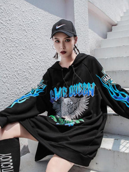 Loose Street Printed Hoodies