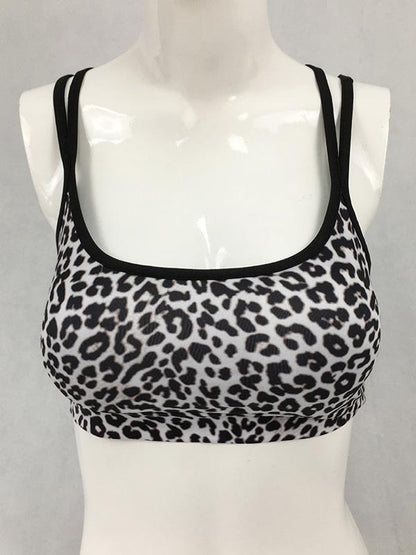 Leopard Printed Short Yoga Suits