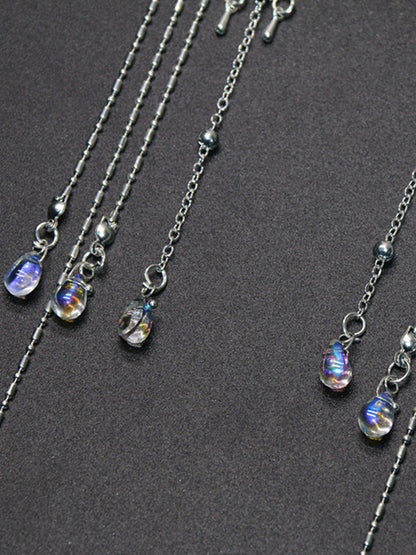 Original Stylish Alloy Tassels Crystal Pendant Headwear