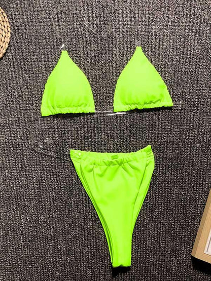 Triangle Top With Panty Bikini Set