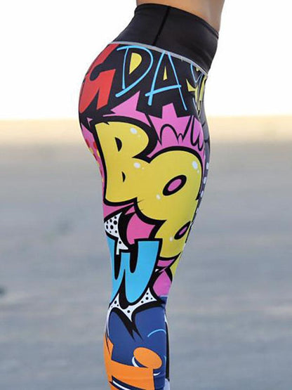 Printed  Yoga&Gym Leggings