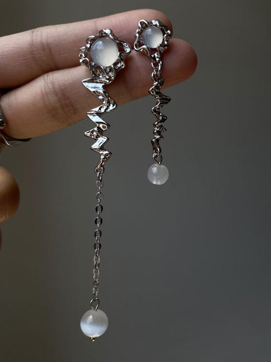 Urban Asymmetric Tasseled Earrings Accessories